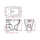 ARTCERAM Унитаз напольный ArtCeram Jazz (цвет - черный глянец) (JZV002 03;00) фото 2 Aquada.com.ua