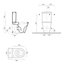 Унитаз - компакт с бачком Catalano Sfera c сиденьем Soft Close Plus и бачком (1MPSFN00 + 1CMSZ00 + 5SCSTP000) фото 3 Aquada.com.ua