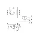 Унитаз Duravit Starck 3 (с сиденьем Soft Close) (124090000+0063890000) фото 3 Aquada.com.ua
