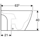 Унитаз-компакт Rimfree (безободковий) с бачком Geberit Icon Square, с сиденьем Soft Close (200930000+228960000+571910000) фото 4 Aquada.com.ua