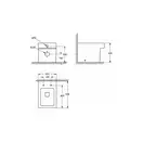 Унітаз підлоговий Grohe Cube Ceramic безободковий, білий (3948500H)