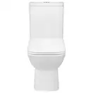 Унітаз-компакт Qtap Aries безобідковий з сідінням Soft-close QT03222171ARW