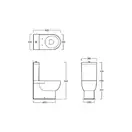 Унитаз напольный с бачком Simas E-line (EL07+EL09) фото 4 Aquada.com.ua