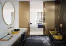 Унитаз подвесной NewFlush (безободковый) Catalano Gold & Silver с сиденьем Soft Close (1VS55NRNO+5SCSTPNNE) фото 2 Aquada.com.ua
