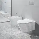 Унитаз без ободка Newflush Catalano Premium с сиденьем Soft Close (1VS55RZE00+5SCSTP000) фото 2 Aquada.com.ua