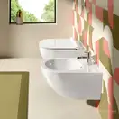 Унитаз подвесной NewFlush (безободковый) Catalano Sfera с сидением Soft Close Plus (1VSS50R00+5SCSTP000) фото 2 Aquada.com.ua