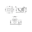 Унитаз подвесной Duravit 2nd floor, белый (2220090000) фото 3 Aquada.com.ua