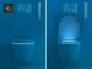 Унитаз-биде Rimless (безободковый) Duravit Me by Starck с сиденьем SensoWash® Starck Plus (2510092000+612000012000320) фото 7 Aquada.com.ua
