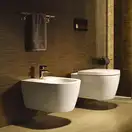 Унитаз подвесной Duravit ME by Stack (с сиденьем Soft Close) (2529090000+0020090000) фото 2 Aquada.com.ua