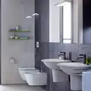 Унитаз подвесной Duravit Darling New (с сиденьем Soft Close) (2549090000+0069890000) фото 3 Aquada.com.ua