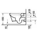 Унитаз подвесной Duravit P3 Comforts (2561092000) фото 4 Aquada.com.ua