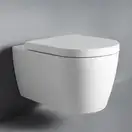 Унитаз подвесной Rimless (безободковый) Duravit Me by Starck с сиденьем (45290900A11) фото 2 Aquada.com.ua