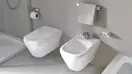 Подвесной унитаз Rimfree (безободковий) Geberit myDay с сиденьем Soft Close (201460600+575410000) фото 2 Aquada.com.ua