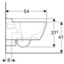 Унитаз подвесной Rimfree (безободковий) Geberit Xeno2 с сиденьем Soft Close (500.500.01.1+500.537.01.1) фото 2 Aquada.com.ua