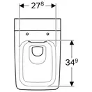 Унитаз подвесной Rimfree (безободковий) Geberit Xeno2 с сиденьем Soft Close (500.500.01.1+500.537.01.1) фото 4 Aquada.com.ua