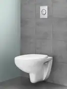 Унитаз подвесной Grohe Bau Ceramic, безоободковый (39427000) фото 4 Aquada.com.ua