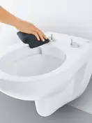 Унитаз подвесной Grohe Bau Ceramic, безоободковый (39427000) фото 9 Aquada.com.ua