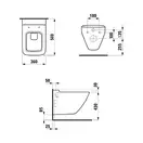 Laufen Palace Унітаз підвісний безобідковий, білий (H8667000000001)