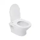 Унітаз підвісний Qtap Lark безобідковий з сідінням Slim Soft-close QT0331159W (QT0331159W) фото 3 Aquada.com.ua