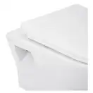 Унітаз підвісний Qtap Lark безобідковий з сідінням Slim Soft-close QT0331159W (QT0331159W) фото 4 Aquada.com.ua