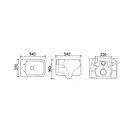 Унітаз підвісний Qtap Orlan з сідінням Soft-close QT0332150W (QT0332150W) фото 2 Aquada.com.ua
