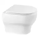 Унітаз підвісний Qtap Aries безобідковий з сідінням Slim Soft-close QT0333063ERW (QT0333063ERW) фото 1 Aquada.com.ua