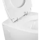 Унітаз підвісний Qtap Leo безобідковий з сидінням Slim Soft-close QT11331002ERW (QT11331002ERW) фото 5 Aquada.com.ua