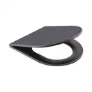 Унітаз підвісний Qtap Robin безобідковий з сідінням Slim Soft-close QT1333046ENRMB (QT1333046ENR
MB) фото 5 Aquada.com.ua