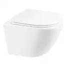 Унітаз підвісний Qtap Robin безобідковий з сидінням Slim Soft-close QT1333046ERW (QT1333046ER
W) фото 1 Aquada.com.ua