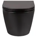 Унітаз підвісний Qtap Robin безобідковий з сидінням Slim Soft-close QT1333046ERMB (QT1333046ERMB) фото 13 Aquada.com.ua