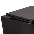Унітаз підвісний Qtap Robin безобідковий з сидінням Slim Soft-close QT1333046ERMB (QT1333046ERMB) фото 15 Aquada.com.ua