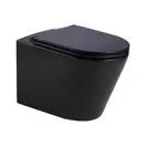 Унітаз підвісний  Qtap Scorpio безобідковий з сидінням Slim Soft-close QT1433053ERMB (QT1433053ERMB) фото 1 Aquada.com.ua