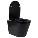Унітаз підвісний  Qtap Scorpio безобідковий з сидінням Slim Soft-close QT1433053ERMB (QT1433053ERMB) фото 12 Aquada.com.ua