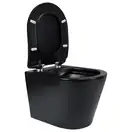 Унітаз підвісний  Qtap Scorpio безобідковий з сидінням Slim Soft-close QT1433053ERMB (QT1433053ERMB) фото 13 Aquada.com.ua