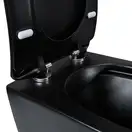 Унітаз підвісний  Qtap Scorpio безобідковий з сидінням Slim Soft-close QT1433053ERMB (QT1433053ERMB) фото 4 Aquada.com.ua