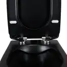 Унітаз підвісний  Qtap Scorpio безобідковий з сидінням Slim Soft-close QT1433053ERMB (QT1433053ERMB) фото 5 Aquada.com.ua