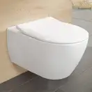 VILLEROY & BOCH ARCHITECTURA унитаз подвесной 35*48см, с вертикальным смывом DirectFlush, с сидением для унитаза, Quick Release, Soft Closing (4687HR01) фото 3 Aquada.com.ua