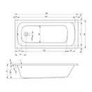 Ванна акриловая Devit Comfort 180 х 80 см (18080123) фото 2 Aquada.com.ua
