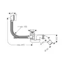 Сифон для ванни Hansgrohe Flexaplus S (58150000)