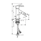 Axor Starck Lever Змішувач для біде, хром (10214000)