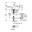 GROHE Змішувач одноважільний для біде S-Size білий Eurodisc Joy  (24036LS0) фото 2 Aquada.com.ua