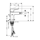 HANSGROHE Смеситель для биде, однорычажный Metris (31280000) фото 2 Aquada.com.ua