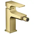 Смеситель для биде Hansgrohe Metropol (цвет - полированное золото), с донным клапаном Push-Open (32520990) фото 1 Aquada.com.ua