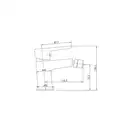 Смеситель для биде Imprese Breclav white (цвет - хром/белый) (40245W) фото 2 Aquada.com.ua