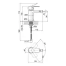 Змішувач для біде Qtap Planice 2015107C (QTPL2015107C) фото 2 Aquada.com.ua