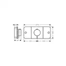 Термостат для душа Axor One (цвет - хром) (45712000) фото 3 Aquada.com.ua