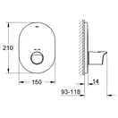 GROHE Центральный термостат для душа GROHTHERM 2000 (19352001) фото 2 Aquada.com.ua