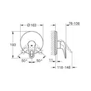 Змішувач для душу прихованого монтажу Grohe Eurostyle (19507LS3)