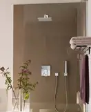 Змішувач для душу прихованого монтажу Grohe Eurocube, зовнішня частина для 35501000 (19898000)