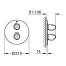 GROHE Термостат для душа GROHTHERM 1000 NEW (19984000) фото 2 Aquada.com.ua